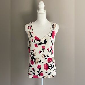 WHBM Floral Sleeveless Sweater
